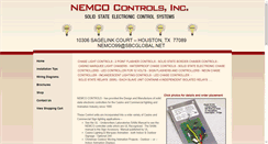 Desktop Screenshot of nemcocontrols.com